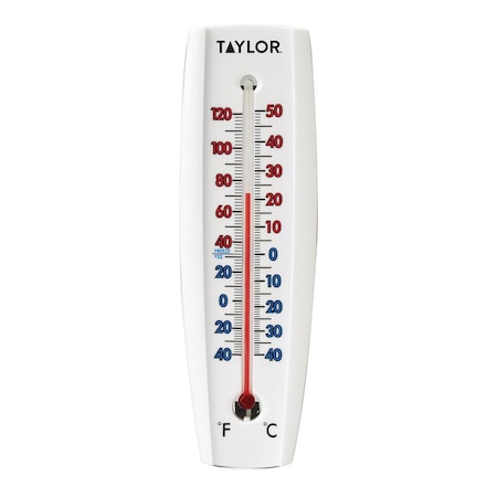 Taylor Taylor Tube Thermometer Plastic White 7.68 in. 5154
